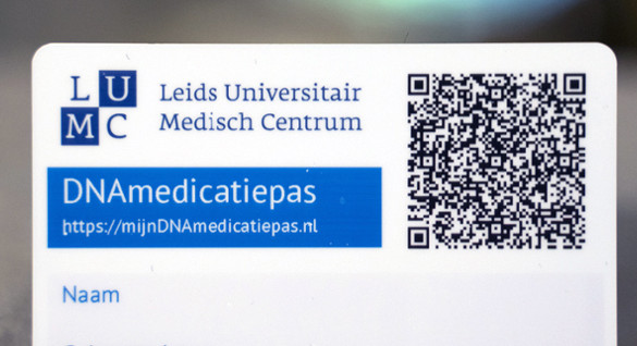 So sieht der DNA-Medikationspass aus, den die Patienten des LUMC nach einer Genotypisierung erhalten. / © Universität Leiden