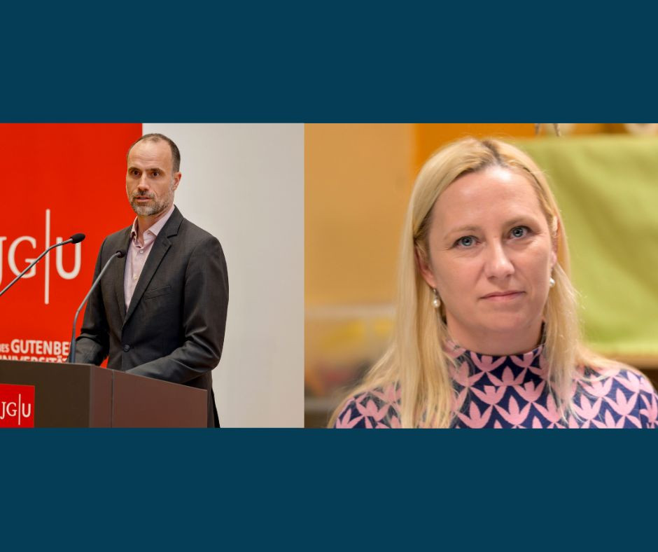 Links: Clemens Hoch (SPD), Gesundheitsminister Rheinland-Pfalz, und rechts: Diana Stolz (CDU), Gesundheitsministerin Hessen / © Imago/ Sämmer und Imago/Rainer Unkel