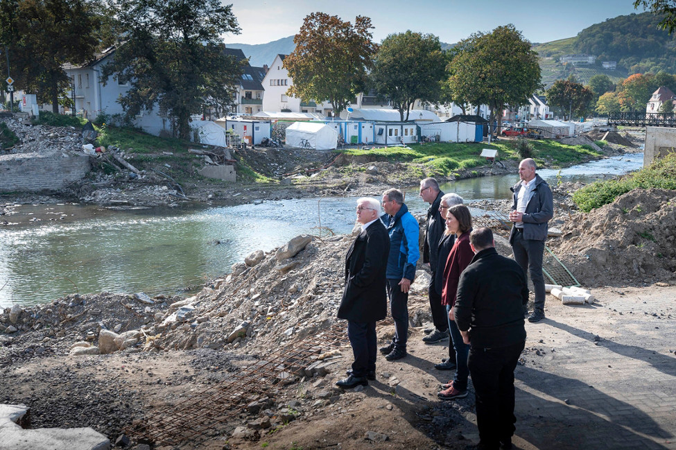 Bundespräsident Steinmeier gedenkt der Opfer im Ahrtal am 14. Juli 2026.  / © Bundespräsidialamt