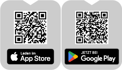 Den QR-Code scannen und die App Avoxa Kiosk im App Store für iOS oder Google Play Store für Android herunterladen.